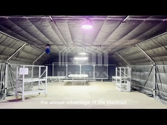 Led Grow Interior Light Dep Blackout System Greenhouse Side Ventilation