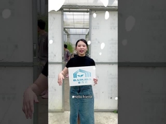 Steel Frame Plastic Film Greenhouse 0.12mm-0.2mm Thickness Temperature 0-50℃