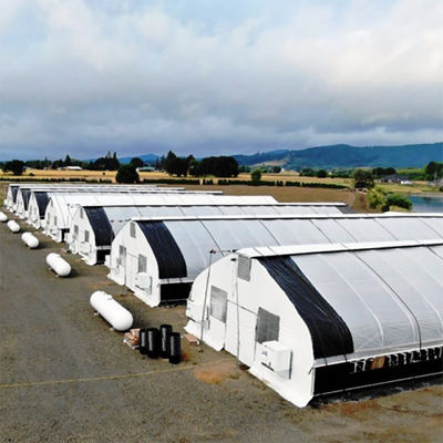 10-100M Light Deprivation Greenhouse with 100% Shading Black-White Film