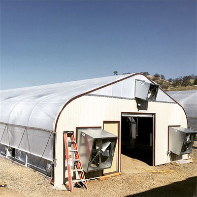 Hydroponic Polytunnel Nhà kính tự động Blackout Hoop House Light Dep